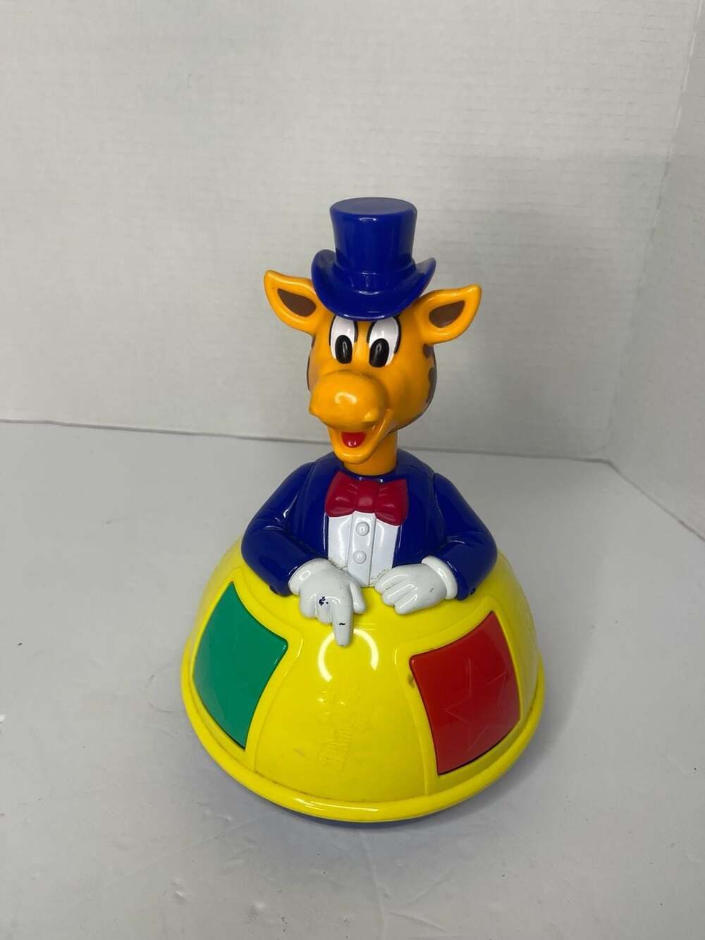 (Works) Vintage 1990s Geoffrey the Giraffe Magician Pop-Up Toy